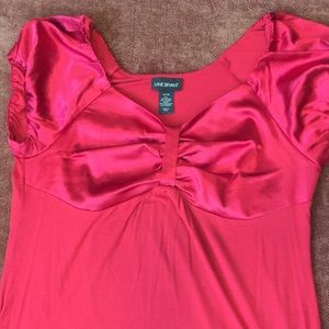 Lane Bryant red cap sleeve top